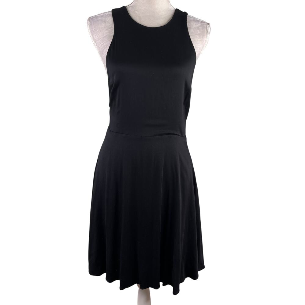 UO Silence + Noise Dress Black 10 Open Back New
